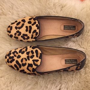 Leopard pattern flats sz 10